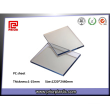 Transparentes PC-Blatt mit hoher Glasübergangstemperatur